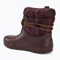 Cizme de zăpadă Crocs Classic Neo Puff Luxe pentru femei, de culoare vișinie închisă 3