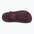 Cizme de zăpadă Crocs Classic Neo Puff Luxe pentru femei, de culoare vișinie închisă 12