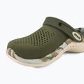 Papuci Crocs LiteRide 360 Marbled Clog army green/multi 8