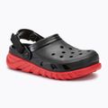 Papuci Crocs Duet Max II Clog black/varsity red 2