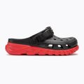 Papuci Crocs Duet Max II Clog black/varsity red 3