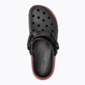 Papuci Crocs Duet Max II Clog black/varsity red 6