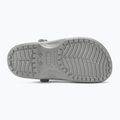 Șlapi Crocs Classic Metallic Crocskin argint 5