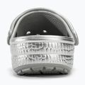 Șlapi Crocs Classic Metallic Crocskin argint 7