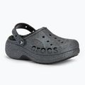 Papuci pentru femei Crocs Baya Platform Lined Glitter Clog black giltter 2