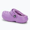 Papuci pentru copii Crocs Classic Lined orchid 4