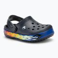 Papuci pentru copii Crocs Crocband Lights Clog Toddler deep navy 2