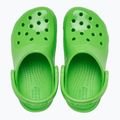 Papuci pentru copii Crocs Classic Neon Highlighter Clog Kids green slime 10