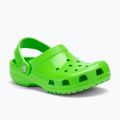 Papuci pentru copii Crocs Classic Neon Highlighter Clog Kids green slime 2