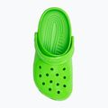 Papuci pentru copii Crocs Classic Neon Highlighter Clog Kids green slime 6