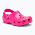 Papuci pentru copii Crocs Classic Neon Highlighter Clog pink crush 2