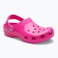 Papuci pentru copii Crocs Classic Neon Highlighter Clog pink crush 9