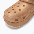Papuci pentru femei Crocs Classic Platform Glitter shitake 8