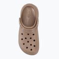 Papuci Crocs Classic Crush Clog latte 6