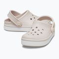 Papuci pentru copii Crocs Crocband Clean Of Court Clog 208477 quartz 11