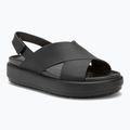 Sandale pentru femei Crocs Brooklyn Luxe Cross Strap black
