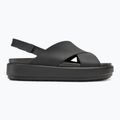 Sandale pentru femei Crocs Brooklyn Luxe Cross Strap black 2