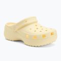 Papuci pentru femei Crocs Classic Platform Clog buttercream