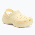 Papuci pentru femei Crocs Classic Platform Clog buttercream 2