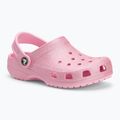 Papuci pentru copii  Crocs Classic Glitter Clog Kids pink tweed glitter 2