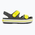 Sandale pentru copii Crocs Crocband Cruiser Kids slate grey/acidity 2