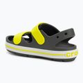 Sandale pentru copii Crocs Crocband Cruiser Kids slate grey/acidity 3