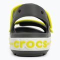 Sandale pentru copii Crocs Crocband Cruiser Kids slate grey/acidity 6