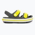 Sandale pentru copii Crocs Crocband Cruiser Toddler slate grey/acidity 2