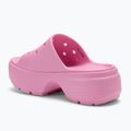 Papuci pentru femei Crocs Stomp Slide pink tweed 3