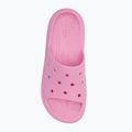 Papuci pentru femei Crocs Stomp Slide pink tweed 5
