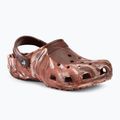 Papuci Crocs Classic Marbled Clog dark clay/multi 2