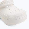 Șlapi pentru femei Crocs Bella white 8