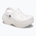 Șlapi pentru femei Crocs Bella white