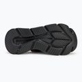 Papuci pentru femei SKECHERS JGoldcrown Max Cushioning Foamies Love True black 5