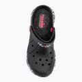 Papuci pentru femei SKECHERS JGoldcrown Max Cushioning Foamies Love True black 6