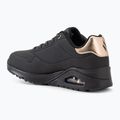 Încălțăminte pentru femei SKECHERS Uno Shimmer Away black/gold 3