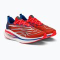 Încălțăminte de alergat pentru femei New Balance TCS New York City Marathon FuelCell SC Elite V3 roșie NBWRCELNY3 4