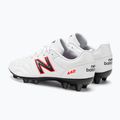 New Balance 442 V2 Academy FG ghete de fotbal pentru copii alb JS43FWD2.M.035 3