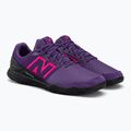 New Balance ghete de fotbal pentru bărbați Audazo V6 Command IN violet-negru SA2IPH6.D.075 4