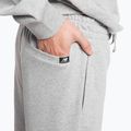 New Balance Essentials Stacked Logo French gri pantaloni de antrenament pentru bărbați NBMP31539AG 4