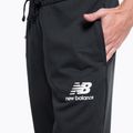 Pantaloni de antrenament pentru bărbați New Balance Essentials Stacked Logo French negru NBMP31539BK 4
