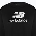 Tricou de antrenament pentru femei New Balance Essentials Essentials Stacked Logo French Terry Hoodie negru NBWT31533 7