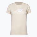 T-shirt pentru femei New Balance Essentials Stacked Logo Co bej NBWT31546 5