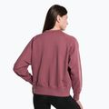 Pulover de antrenament pentru femei New Balance Athletics Remastered French Terry Crewneck roșu WT31500WAD 3