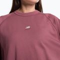 Pulover de antrenament pentru femei New Balance Athletics Remastered French Terry Crewneck roșu WT31500WAD 4