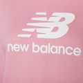 Hanorac de antrenament pentru femei New Balance Essentials Stacked Logo French Terry Hoodie roz WT31533HAO 7