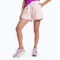 Pantaloni scurți de antrenament New Balance Athletics Nature State French Terry pentru femei, roz WS23552WAN