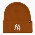 Căciulă de iarnă 47 Brand MLB New York Yankees Haymaker burnt orange