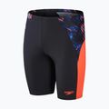 Speedo ECO END+ Splice slip de baie pentru bărbați, negru/portocaliu 6