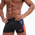 Pantaloni scurți de baie Speedo ECO END+ Splice pentru bărbați, negru/portocaliu 9